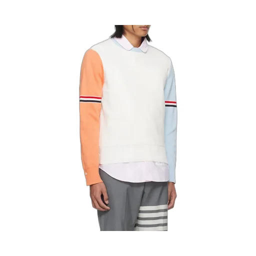Color-Block Crewneck Sweater