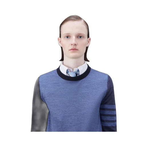 Crew Neck Fine-Knit Jumper
