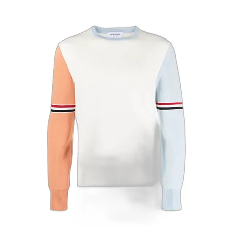 Color-Block Crewneck Sweater