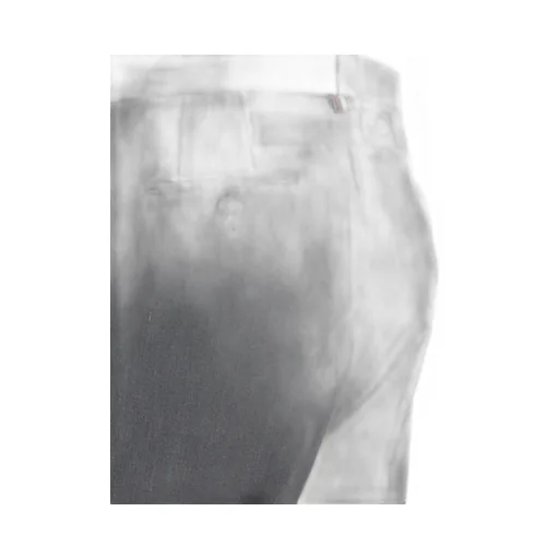 Straight Leg Turn-Up Hem Trousers