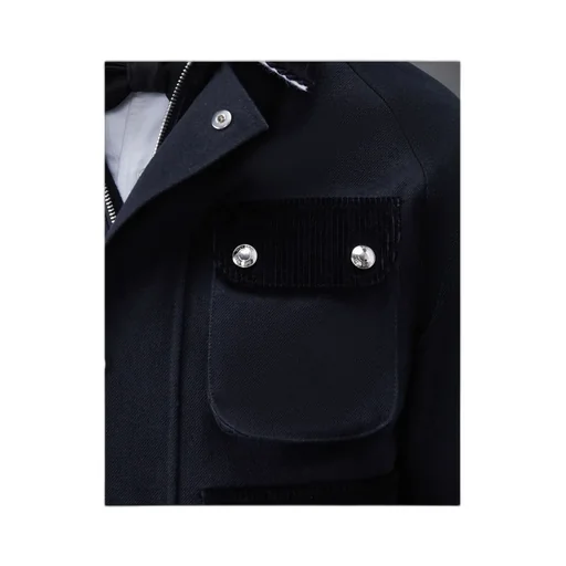 Buttoned Cropped Jacket