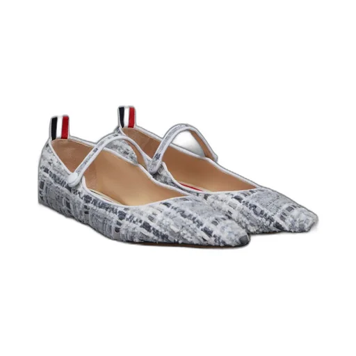 Tweed Ballerina Shoes