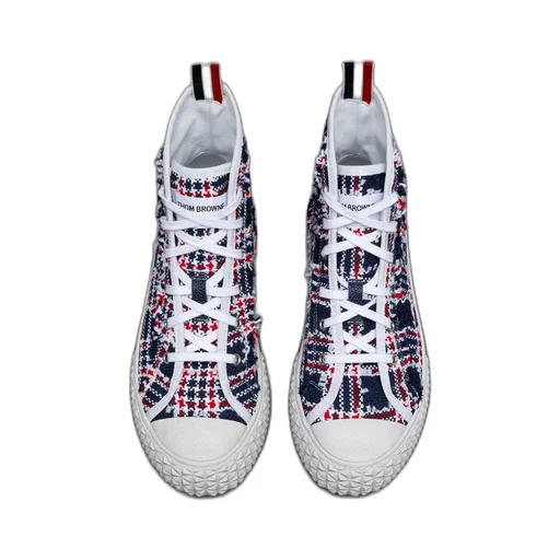 Collegiate High-Top Sneakers