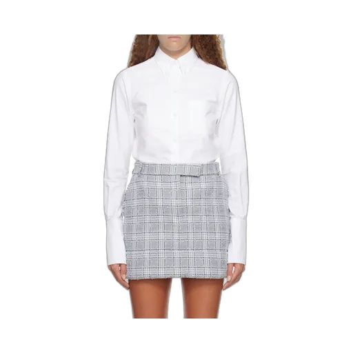 Logo-Patch Button-Up Poplin Shirt