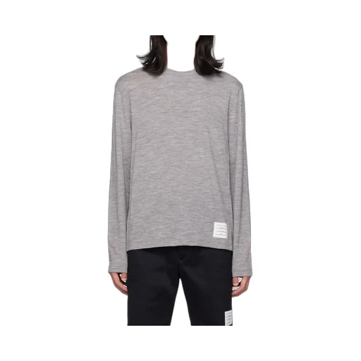 Logo Patch Knitted Crewneck Jumper