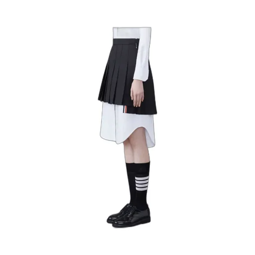 Pleated Mini Skirt
