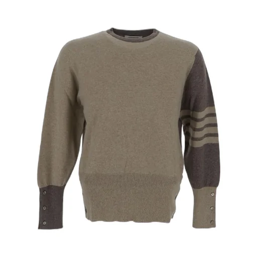 Striped Knitted Crewneck Jumper