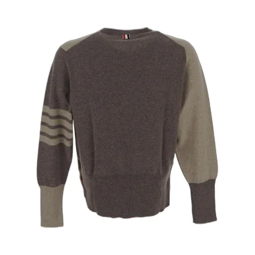 Striped Knitted Crewneck Jumper