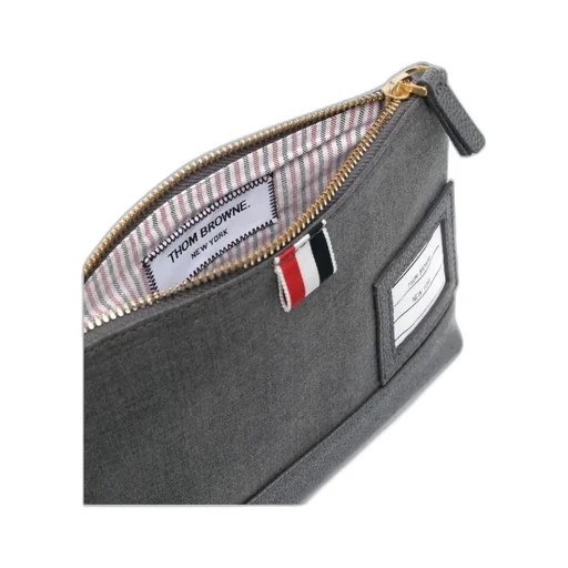 Super 120's Twill Zip Pouch