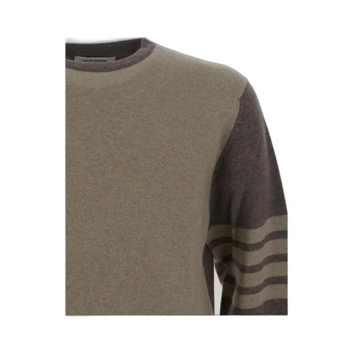 Striped Knitted Crewneck Jumper