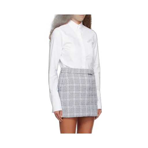 Logo-Patch Button-Up Poplin Shirt