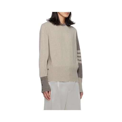 Striped Knitted Crewneck Jumper