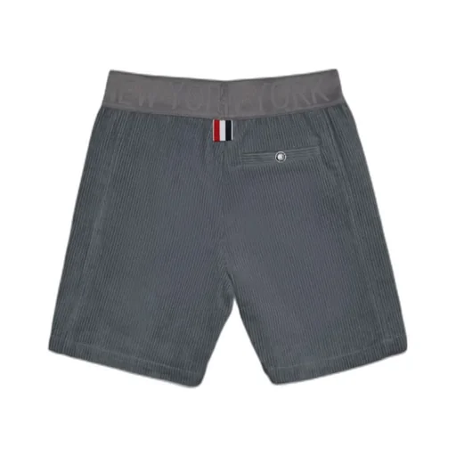 Corduroy Panel Shorts