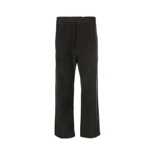 4-Bar Tab Corduroy Cropped Trousers