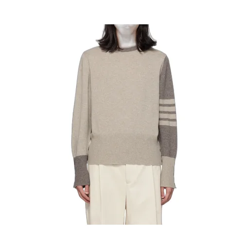Striped Knitted Crewneck Jumper