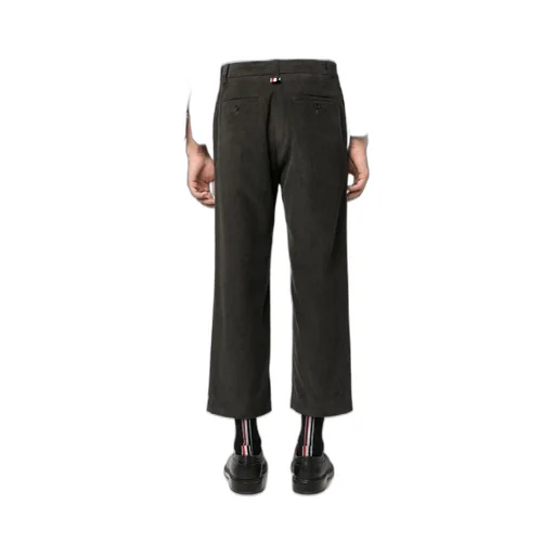 4-Bar Tab Corduroy Cropped Trousers
