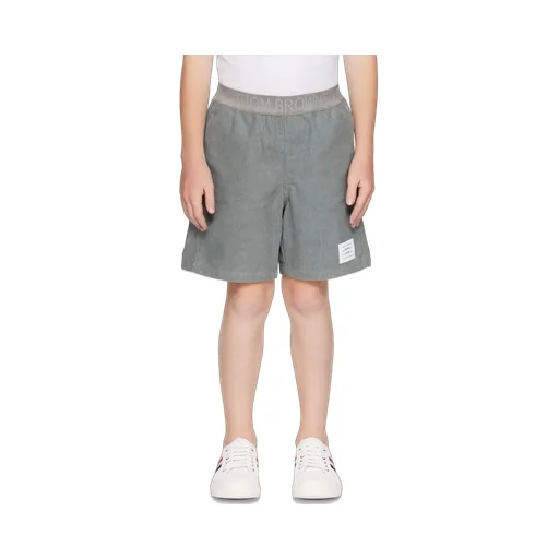 Corduroy Panel Shorts