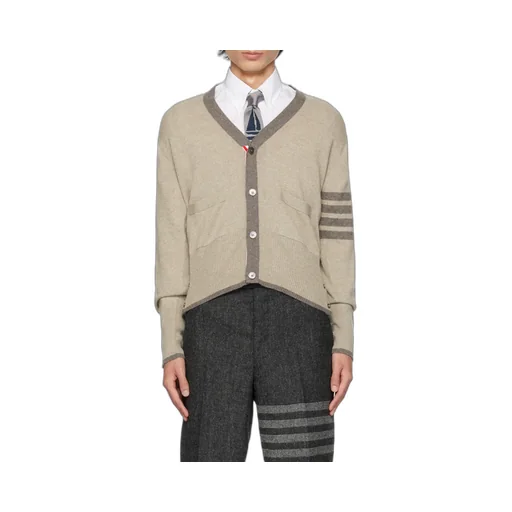 4-Bar V-Neck Cardigan