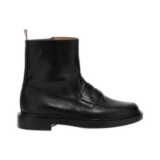 Penny Loafer Ankle Boots