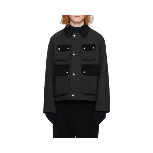 Buttoned Cropped Jacket