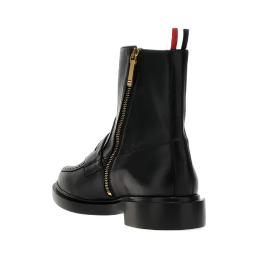 Penny Loafer Ankle Boots