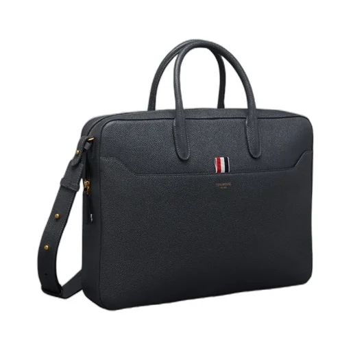 Pebble Grain-Leather Business Bag