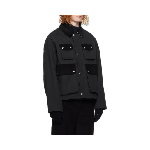 Buttoned Cropped Jacket