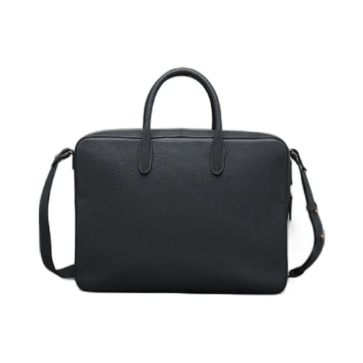 Pebble Grain-Leather Business Bag