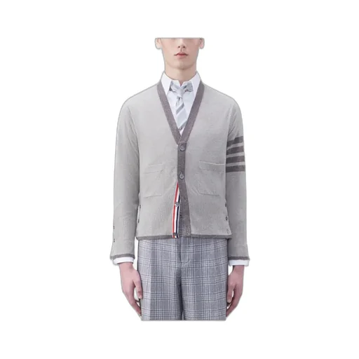 4-Bar V-Neck Cardigan