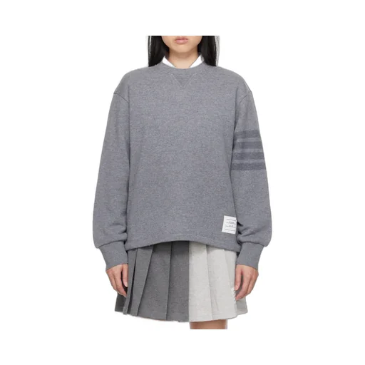 Stripe Detailed Crewneck Jumper