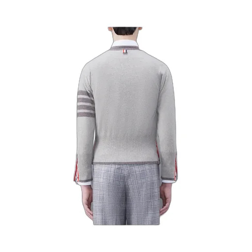 4-Bar V-Neck Cardigan