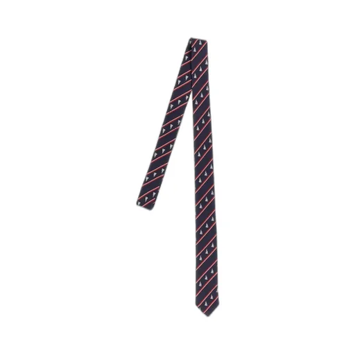Sailboat Striped Necktie