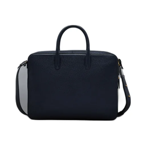 Logo-Printed Top Handle Laptop Bag