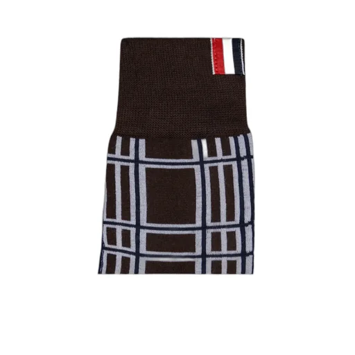 Check-Jacquard Ankle Socks