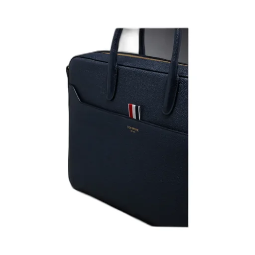 Logo-Printed Top Handle Laptop Bag
