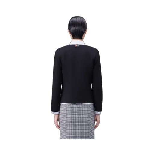 Single Breasted Collarless Jacket