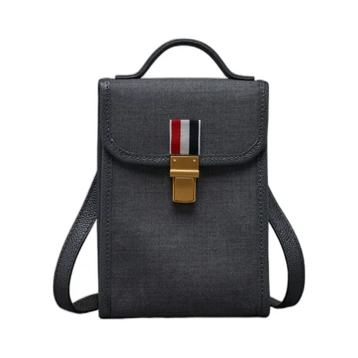 Twill Phone Holder Crossbody Bag