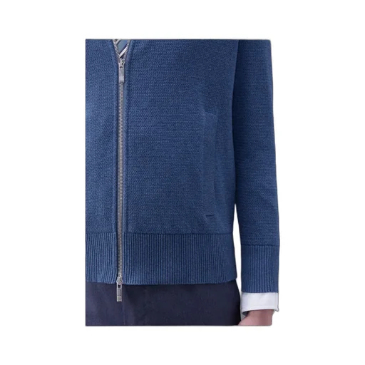 Front Zip-Fastening Knit Jacket