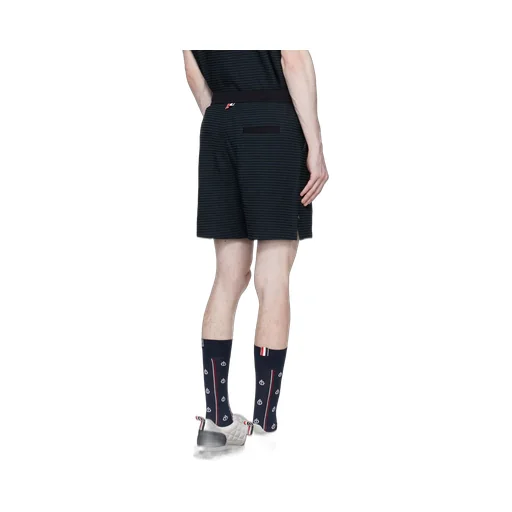 University Stripe-Print Track Shorts