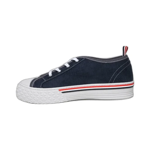 Round-Toe Lace-Up Sneakers