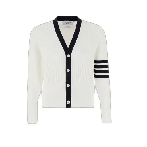 4-Bar V-Neck Cardigan
