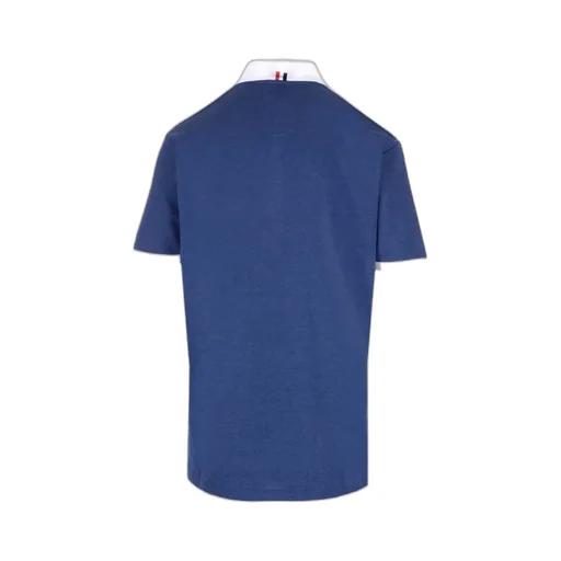 Logo Patch Stripe-Detailed Polo Shirt
