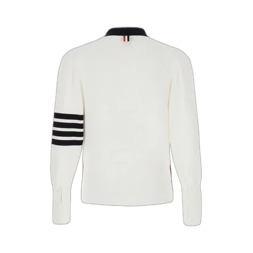 4-Bar V-Neck Cardigan