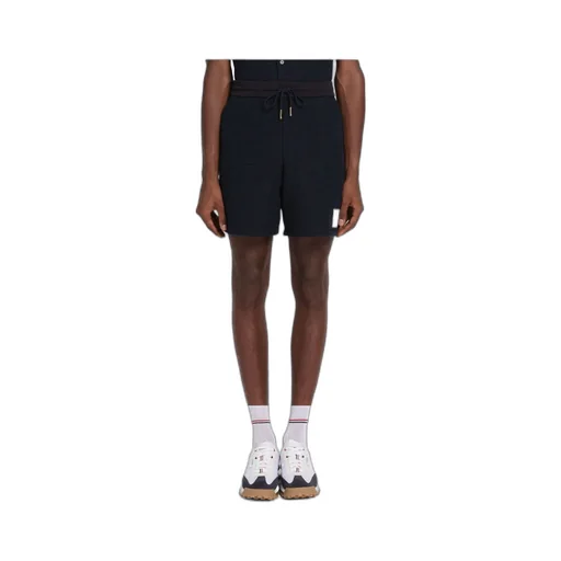 University Stripe-Print Track Shorts