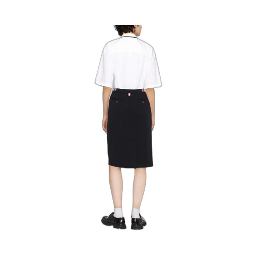 Rwb Stripe-Detail Midi Skirt