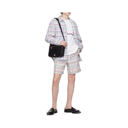Gingham Check Buttoned Overshirt