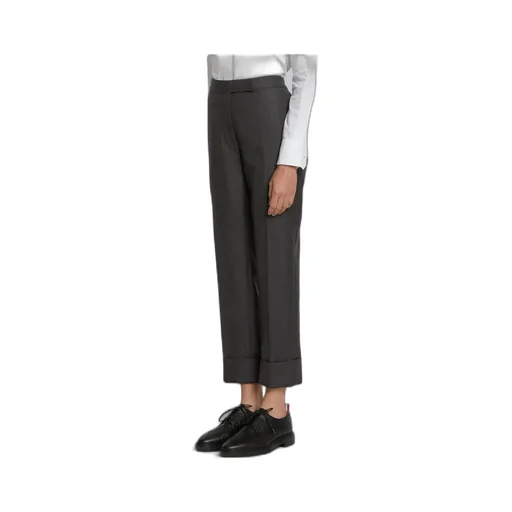 Super 120S Cropped Trousers