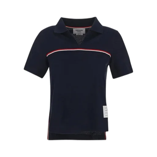 Rwb-Stripe Short-Sleeved Polo Shirt