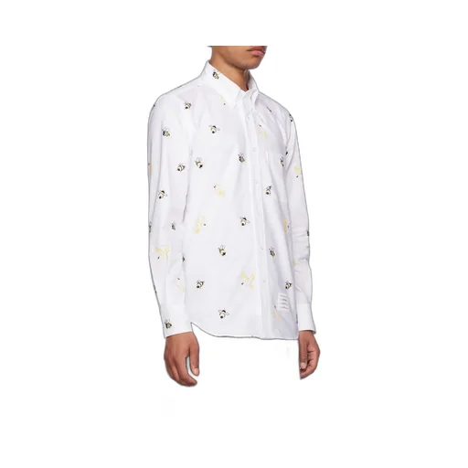 Embroidered Long-Sleeved Shirt
