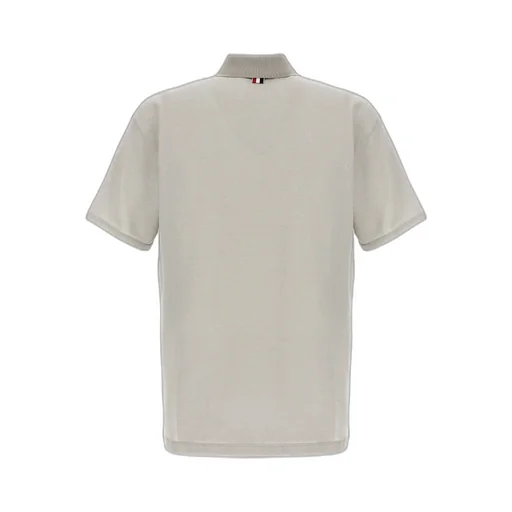 Logo Patch Stripe-Detailed Polo Shirt